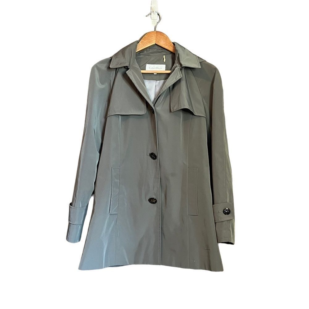 ‎Calvin Klein trench style coat. Size xs